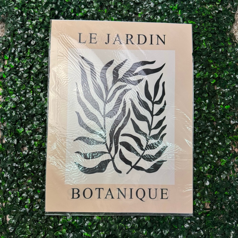 Le Jardin Botanique Art Print posters set of 3 unframed